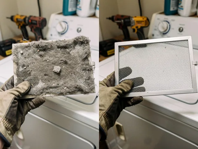 Professional lint trap cleaning by Hilliard Dryer Vent Cleaning in Hilliard