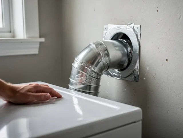 Hilliard Dryer Vent Cleaning expert performing professional dryer vent repair and installation in Hilliard